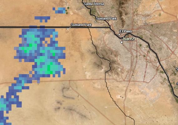 Probabilidad de lluvias ligeras esta tarde en Ciudad Juárez: autoridades piden mantenerse informados