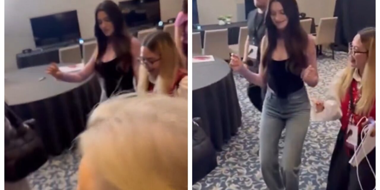 Anne Hathaway baila cumbia en México… y redes la declaran “mexicana”