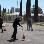 Realiza Parque Central trabajos de mantenimiento previo a actividades de Pascua