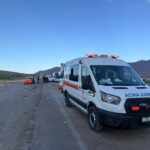 Tres lesionados tras volcadura en la carretera Juárez–Chihuahua