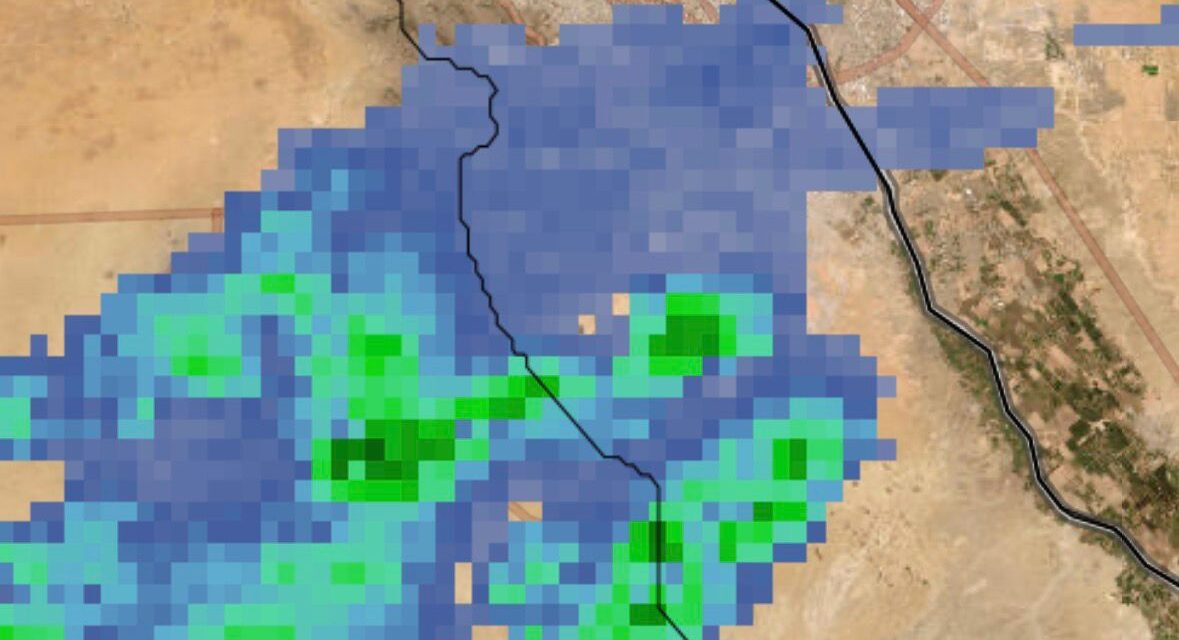 Alerta meteorológica en Ciudad Juárez: prevén lluvias, viento fuerte y posible granizo este sábado