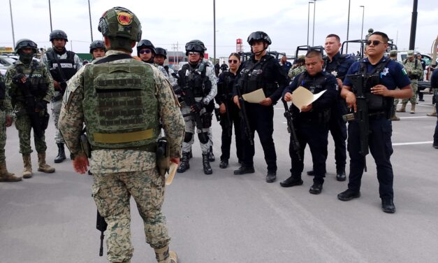 Refuerzan seguridad en Juárez con mega operativo conjunto entre los tres niveles de gobierno