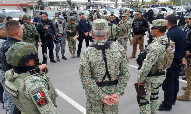 Refuerzan seguridad en Juárez con mega operativo conjunto entre los tres niveles de gobierno
