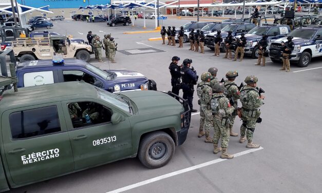 Refuerzan seguridad en Juárez con mega operativo conjunto entre los tres niveles de gobierno