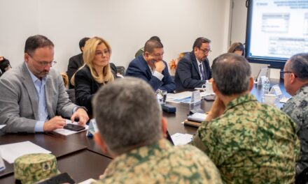 Maru Campos da seguimiento a las acciones enfocadas en la protección de las mujeres en sesión de la Mesa de Seguridad