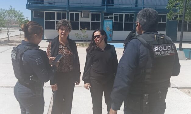 Refuerza Seguridad Pública vigilancia en escuelas tras reporte de pintas con amenazas