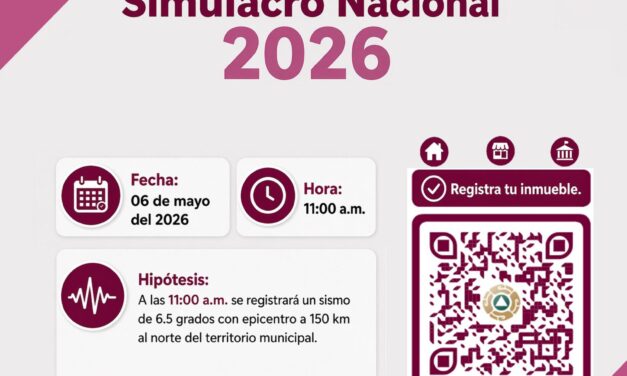 Invitan a participar en el Primer Simulacro Nacional 2026 en Ciudad Juárez