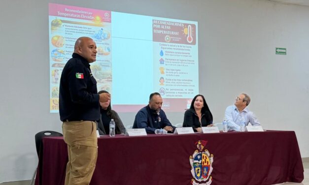 Refuerzan estrategias ante temporada de calor en sesión del Consejo Municipal de Protección Civil