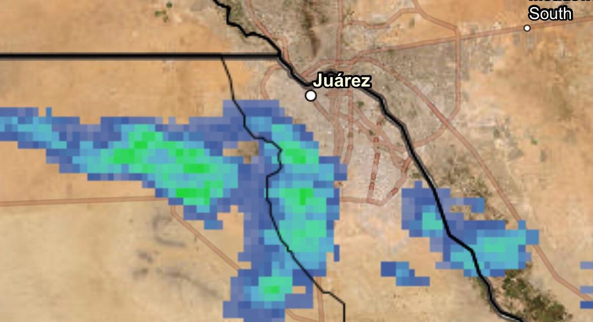 Aumenta probabilidad de lluvias en Ciudad Juárez; advierte Protección Civil por posibles tormentas este fin de semana