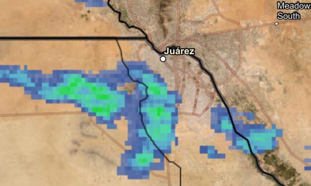Aumenta probabilidad de lluvias en Ciudad Juárez; advierte Protección Civil por posibles tormentas este fin de semana