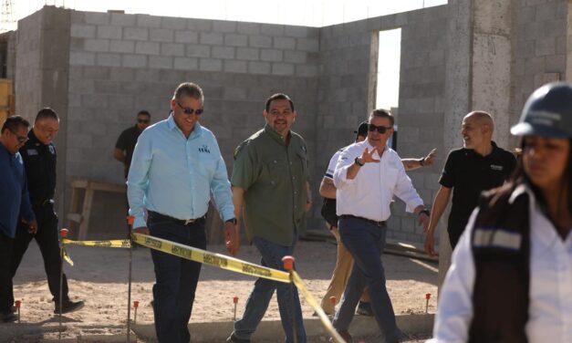 Visita el Presidente Pérez Cuéllar obra del Parque de Policías Club Guardianes Juárez