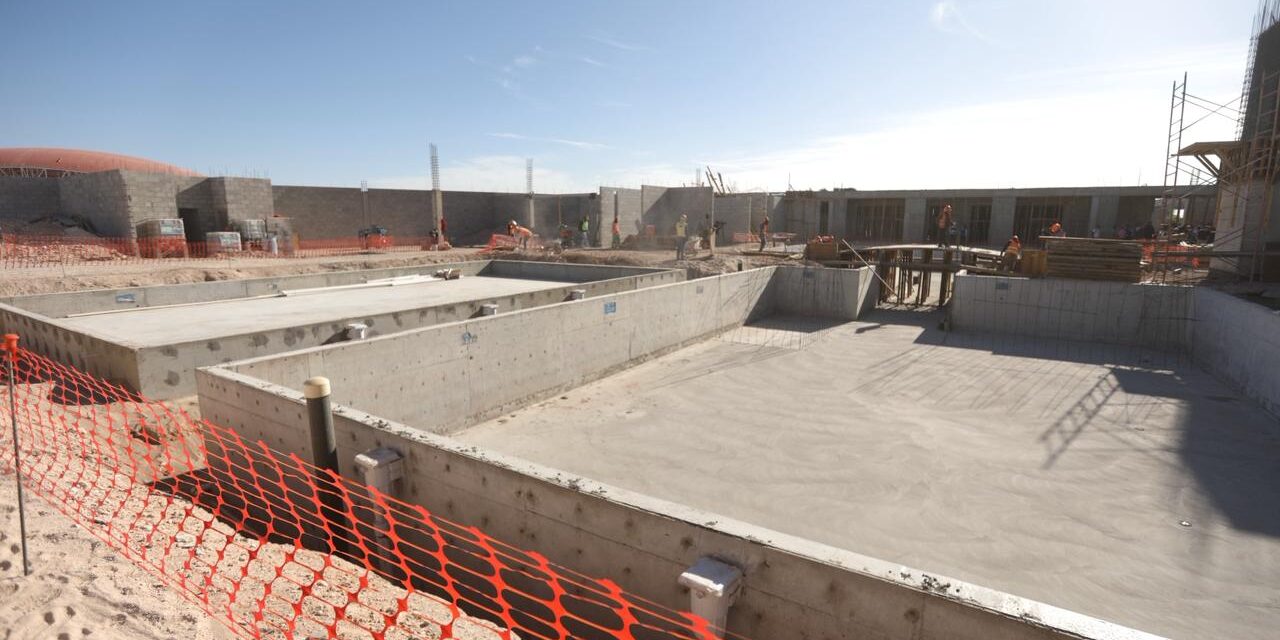 Visita el Presidente Pérez Cuéllar obra del Parque de Policías Club Guardianes Juárez