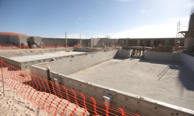 Visita el Presidente Pérez Cuéllar obra del Parque de Policías Club Guardianes Juárez
