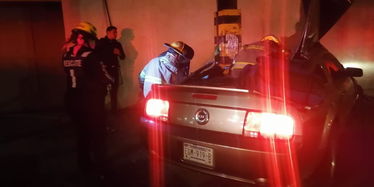 Accidente vehicular deja una persona sin vida en la colonia El Colegio