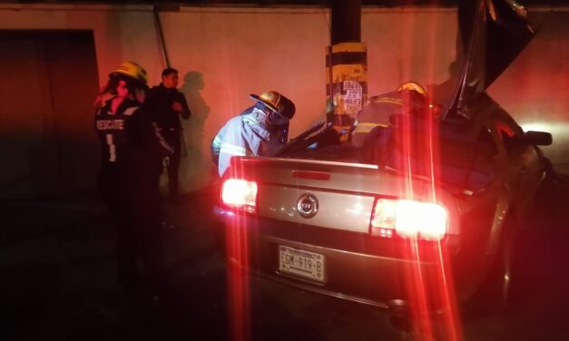Accidente vehicular deja una persona sin vida en la colonia El Colegio
