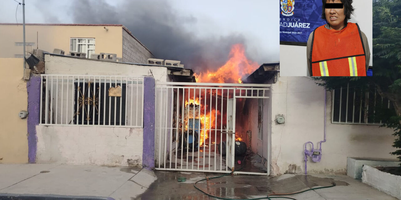 Detienen a mujer por provocar incendio en vivienda de la colonia Torres del PRI