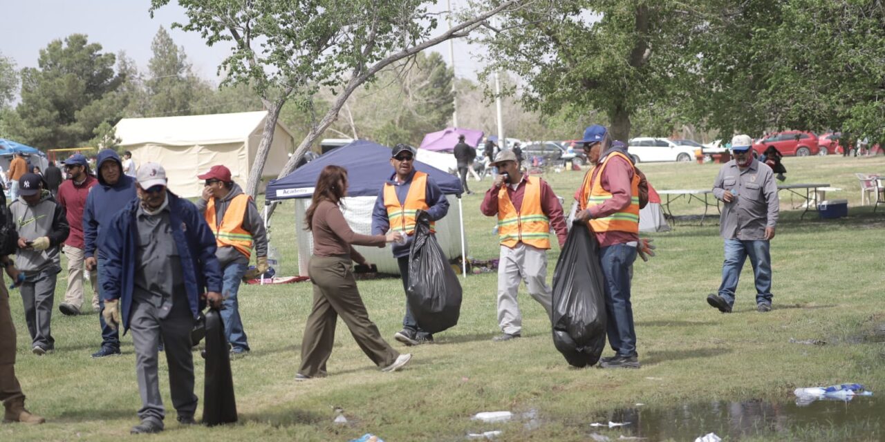 Mantiene Limpia operativo especial en El Chamizal por festejos de pascua