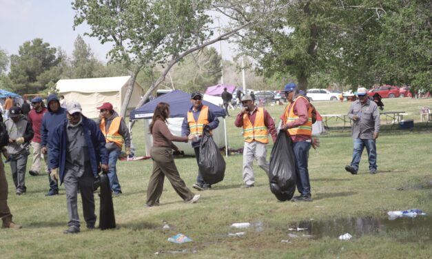 Mantiene Limpia operativo especial en El Chamizal por festejos de pascua