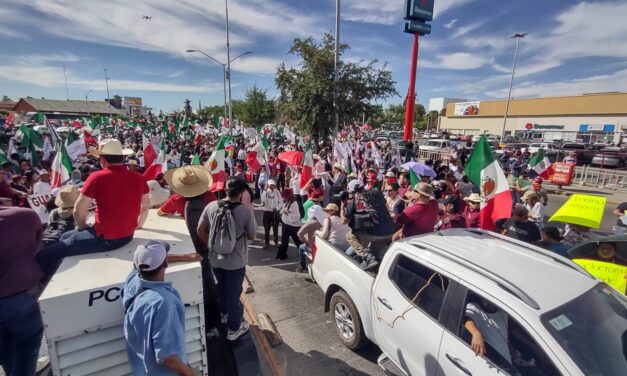Destaca Cruz Pérez Cuéllar gran respuesta ciudadana en caravana de Morena en Chihuahua