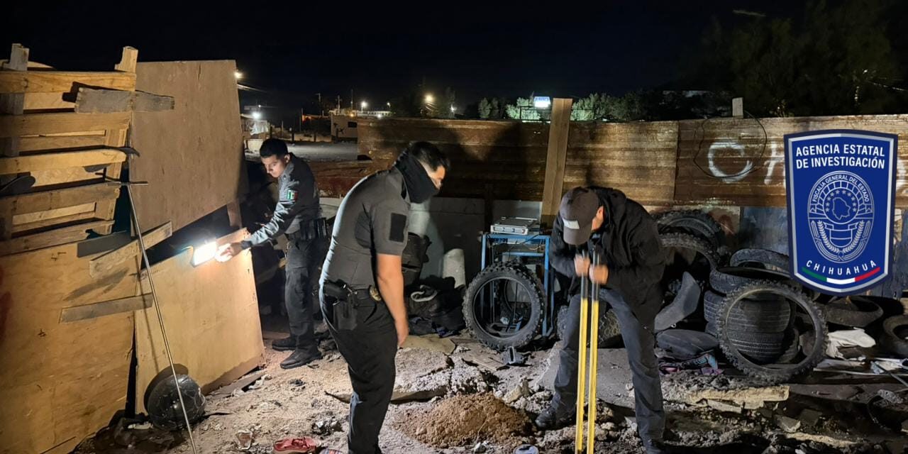 Localizan cuerpo enterrado en patio de vivienda en Ciudad Juárez
