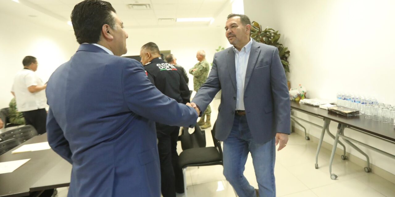 Participa alcalde en Mesa Estatal de Seguridad