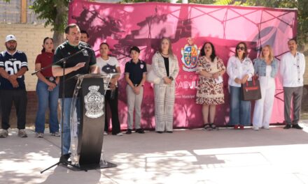 Entrega el Presidente Pérez Cuéllar obras a diversas escuelas de Juárez