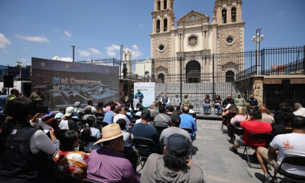 Arranca Presidente Municipal Pérez Cuéllar el programa “Sí al Desarme, Sí a la Paz”
