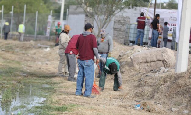 Encabeza Presidente Pérez Cuéllar la cuarta jornada de Juárez Amanece Limpio