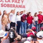 Ariadna Montiel respalda juicio político contra Maru Campos durante cierre de marcha en Chihuahua