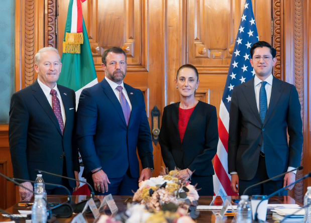 Secretario de Seguridad Interior de EU destaca coordinación con Sheinbaum en materia de seguridad