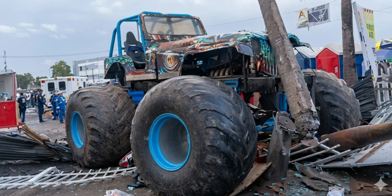 Monster truck arrolla a decenas de personas en espectáculo; hay muertos y más de 30 heridos