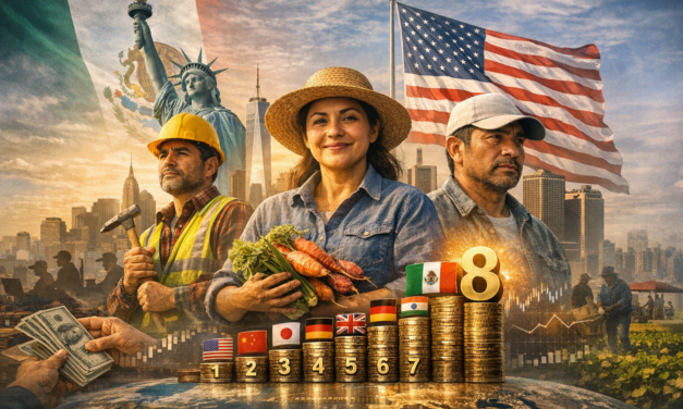 Migrantes mexicanos en EU constituyen la octava economía mundial