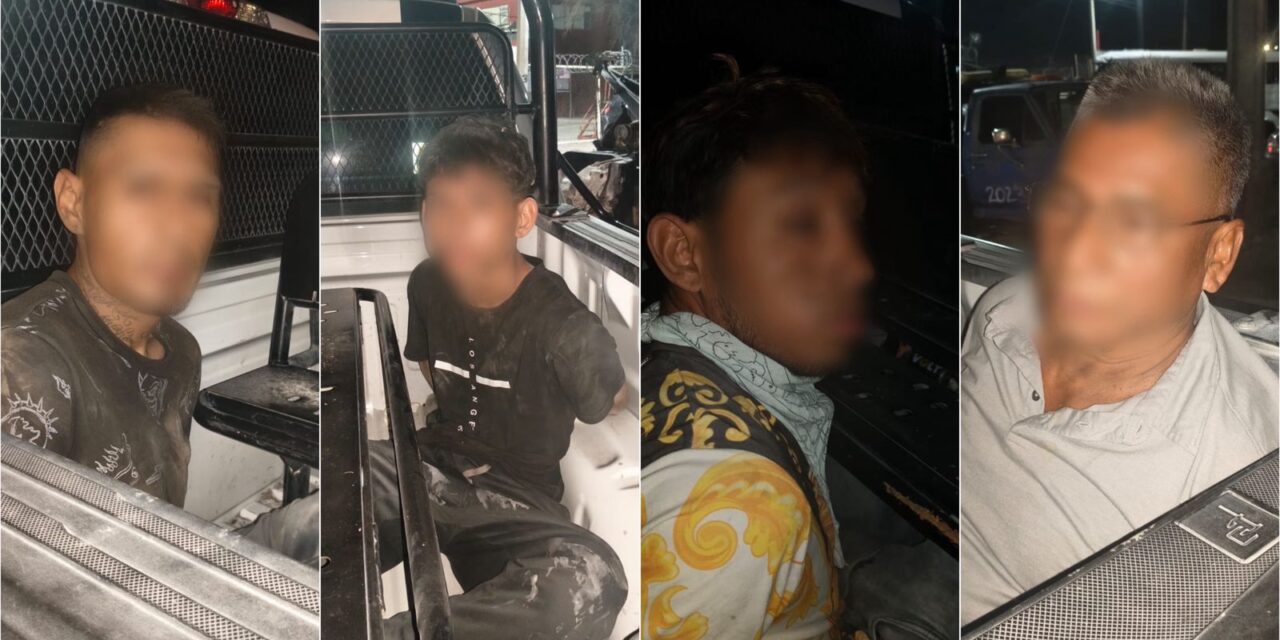 Detectan y detienen a banda de roba autopartes en corralón de OMEJ