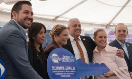 Inaugura Maru Campos nuevas instalaciones de la Secundaria Federal #22 en Ciudad Juárez