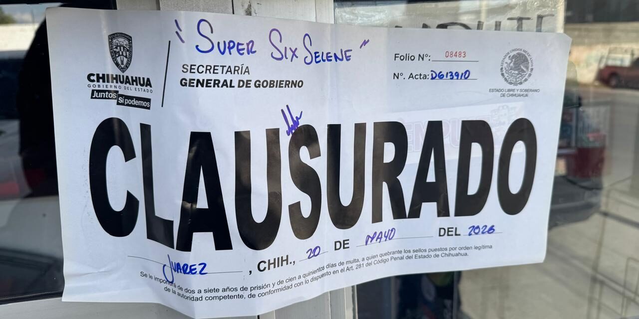 Realiza Gobernación Estatal 291 inspecciones y clausura 6 establecimientos durante la última semana