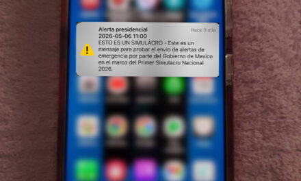 “Sonó la alerta en los celulares”: simulacro sorprende a cientos en Presidencia Municipal