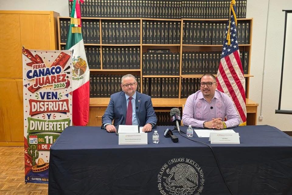 Promueven en El Paso la Feria Juárez CANACO 2026 como el gran evento familiar de la región fronteriza