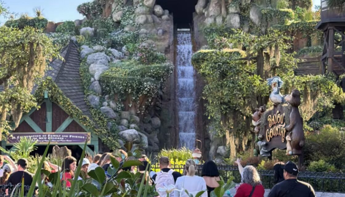 Adolescente sale de juego mecánico en Disneyland y termina descendiendo por una caída de 15 metros