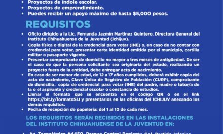 Acerca Gobierno del Estado apoyos económicos a jóvenes de juarenses a través de Impulsando Juventudes