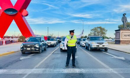Listo operativo de Seguridad Vial en Plaza de la Mexicanidad por Feria Juárez 2026