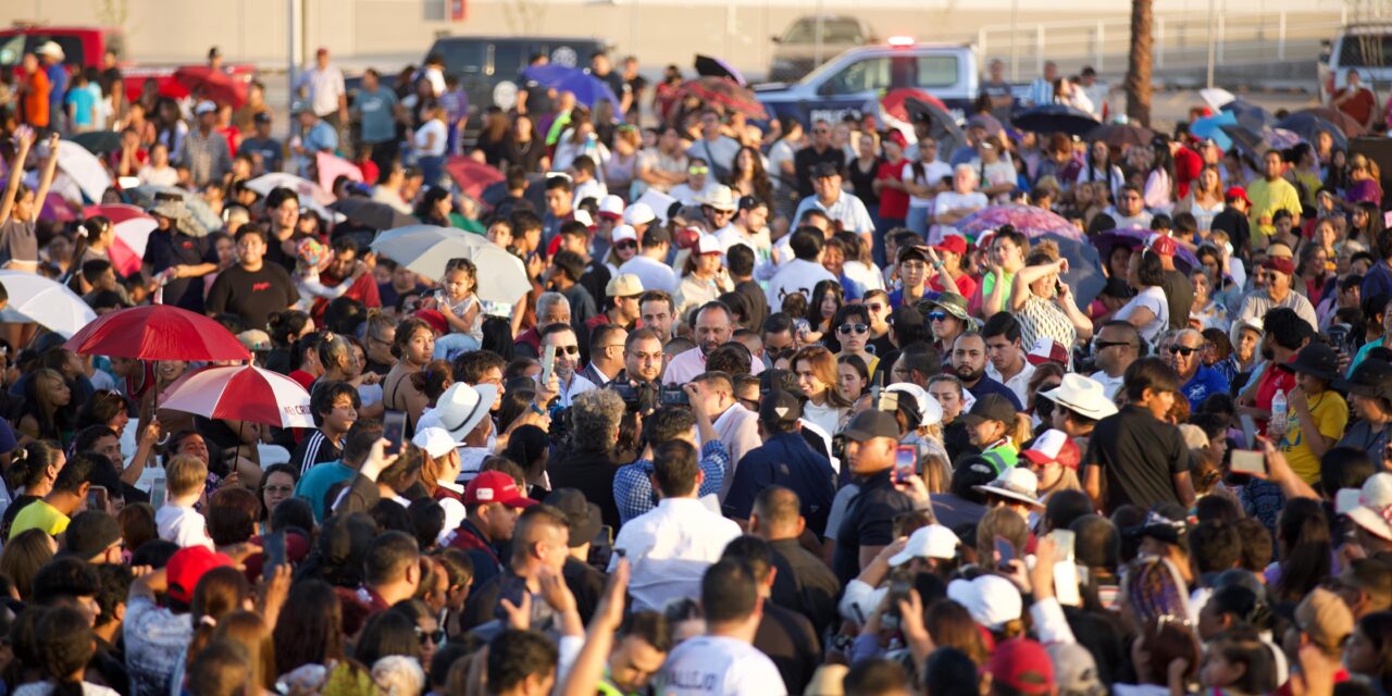 Inaugura Cruz Pérez Cuéllar Parque Urbano Suroriente ante 12 mil personas