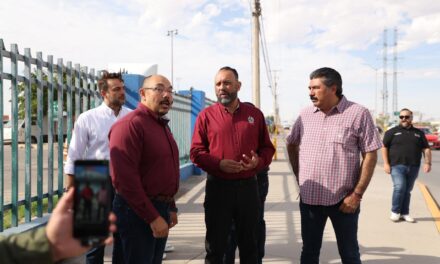 Supervisa Héctor Ortiz avance del programa de mejoramiento urbano en avenidas prioritarias de Juárez