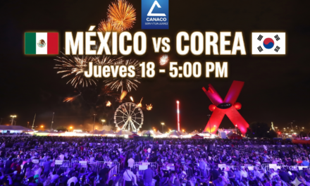 CANACO invita a vivir la pasión del Mundial con el partido México vs Corea en la Plaza de la Mexicanidad