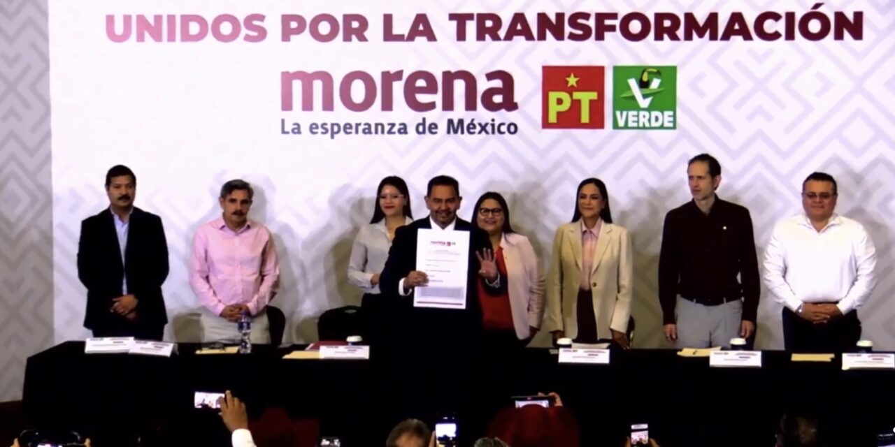 Cruz Pérez Cuéllar formaliza su registro como aspirante a coordinar la Defensa de la Transformación en Chihuahua