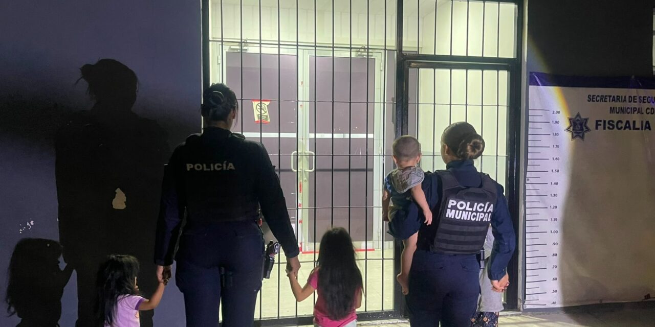 Resguarda SSPM a cuatro menores que permanecían solos en vivienda de la colonia Torres del Sur