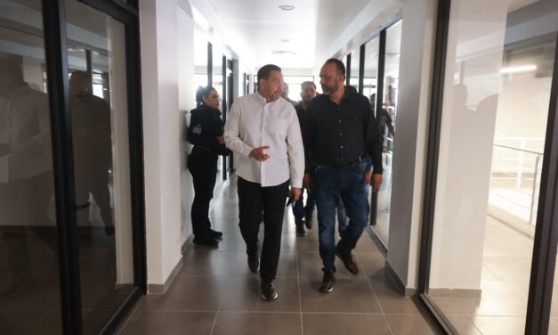 Cruz Pérez Cuéllar deja estafeta de la Mesa de Seguridad a Héctor Ortiz previo a solicitar licencia