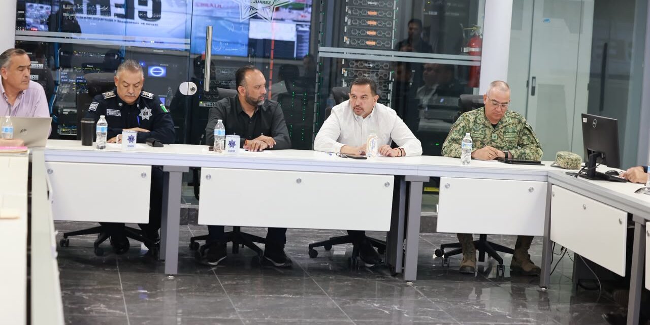 Cruz Pérez Cuéllar deja estafeta de la Mesa de Seguridad a Héctor Ortiz previo a solicitar licencia