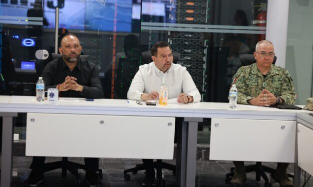 Cruz Pérez Cuéllar deja estafeta de la Mesa de Seguridad a Héctor Ortiz previo a solicitar licencia