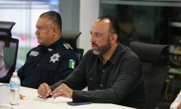 Cruz Pérez Cuéllar deja estafeta de la Mesa de Seguridad a Héctor Ortiz previo a solicitar licencia