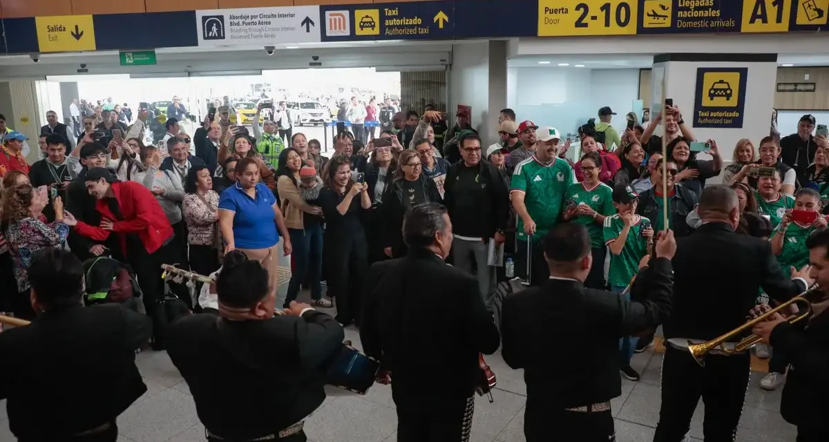 AICM vive la fiesta del Mundial ante la llegada masiva de turistas